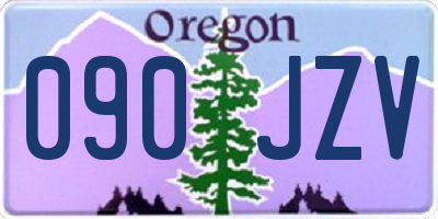 OR license plate 090JZV