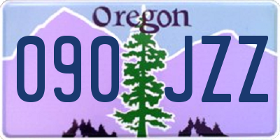 OR license plate 090JZZ