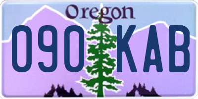 OR license plate 090KAB