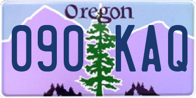 OR license plate 090KAQ