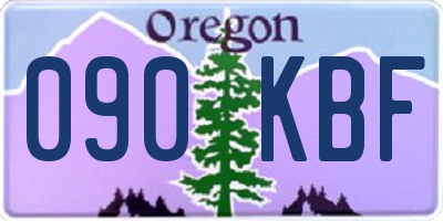 OR license plate 090KBF