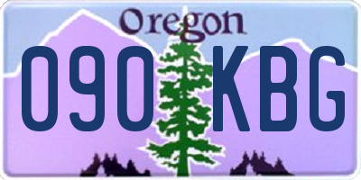 OR license plate 090KBG