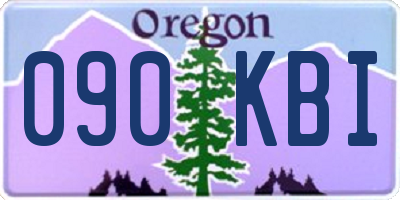 OR license plate 090KBI