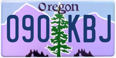 OR license plate 090KBJ