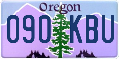 OR license plate 090KBU