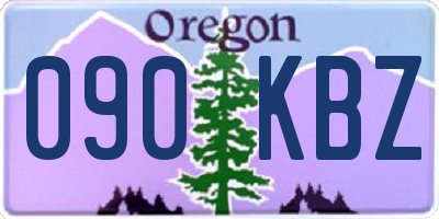 OR license plate 090KBZ
