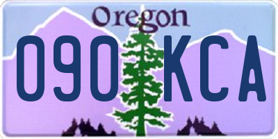 OR license plate 090KCA