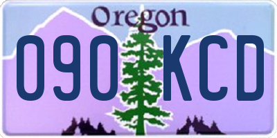 OR license plate 090KCD