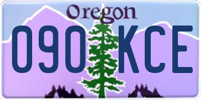 OR license plate 090KCE