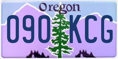 OR license plate 090KCG