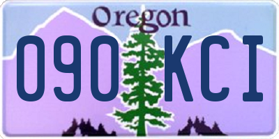 OR license plate 090KCI