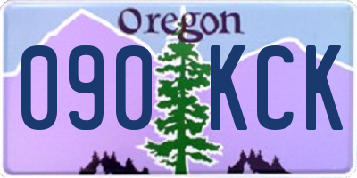 OR license plate 090KCK