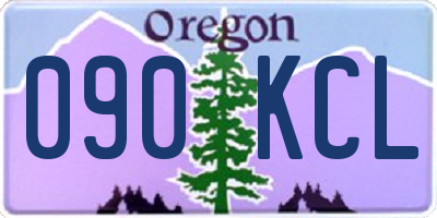 OR license plate 090KCL