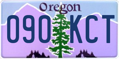 OR license plate 090KCT