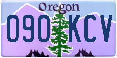 OR license plate 090KCV