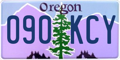 OR license plate 090KCY