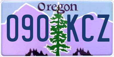 OR license plate 090KCZ