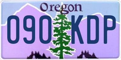 OR license plate 090KDP