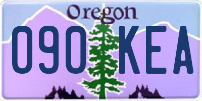 OR license plate 090KEA