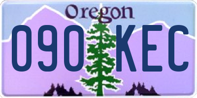 OR license plate 090KEC