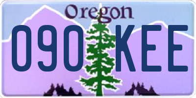 OR license plate 090KEE
