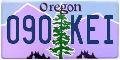 OR license plate 090KEI