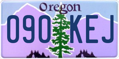 OR license plate 090KEJ
