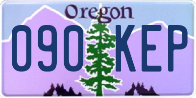 OR license plate 090KEP