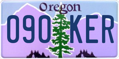 OR license plate 090KER