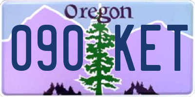 OR license plate 090KET