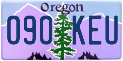 OR license plate 090KEU