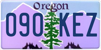 OR license plate 090KEZ