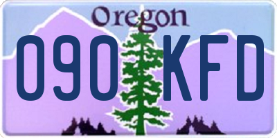 OR license plate 090KFD