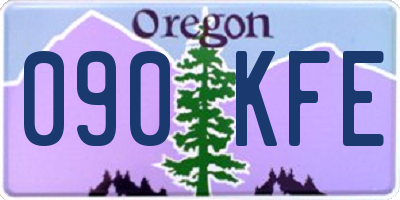 OR license plate 090KFE