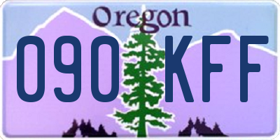 OR license plate 090KFF
