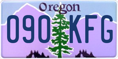 OR license plate 090KFG