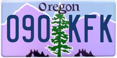 OR license plate 090KFK