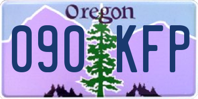 OR license plate 090KFP