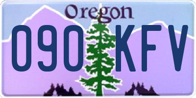 OR license plate 090KFV