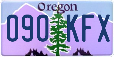 OR license plate 090KFX