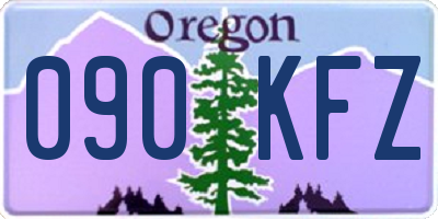 OR license plate 090KFZ