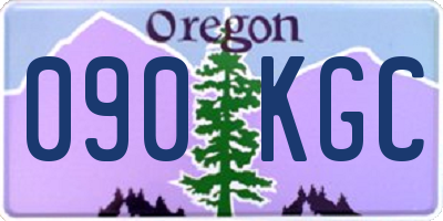 OR license plate 090KGC