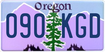 OR license plate 090KGD