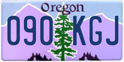 OR license plate 090KGJ