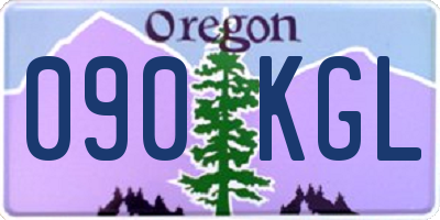 OR license plate 090KGL