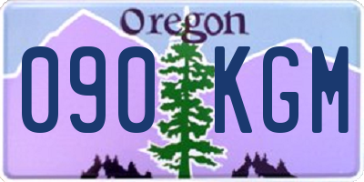 OR license plate 090KGM