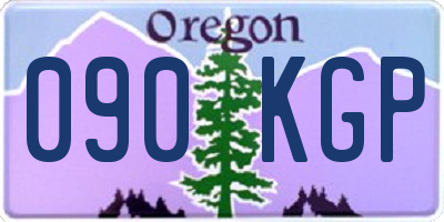 OR license plate 090KGP