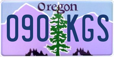 OR license plate 090KGS