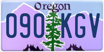 OR license plate 090KGV