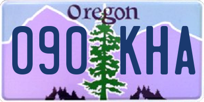 OR license plate 090KHA